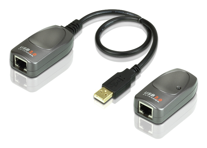[4719264642647] 4719264642647 Aten 1 Port USB 2.0 Over Cat5 Extender (up to 60m)