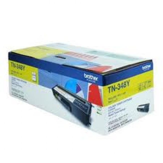 [4977766682992] Brother TN-348Y Colour Laser Toner - Super Hight Yield Yellow- HL-4150CDN/4570CDW, DCP-9055CDN, MFC-9460CDN/9970CDW - 6000 pages