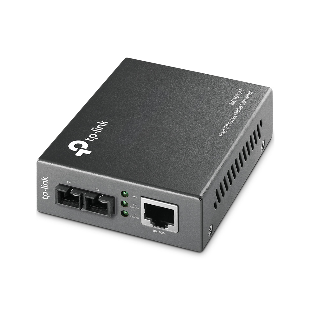 [6935364030391] 6935364030391 TP-Link MC100CM 10/100Mbps Multi-Mode Media Converter - IEEE 802.3u, SC-Type, 1310nm 2km Multi-mode