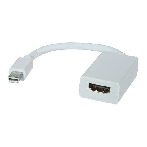 [9341756009185] 9341756009185 8ware Mini DisplayPort DP to HDMI Cable 20cm - 20 pins Male to Female 1080P Adapter Converter for Macbook Air iPad Pro Microsoft Surface