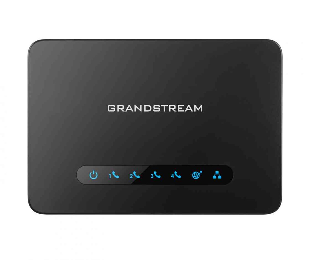 [6947273702160] Grandstream HT814 FXS ATA, 4 Port Voip Gateway, Dual GbE Network