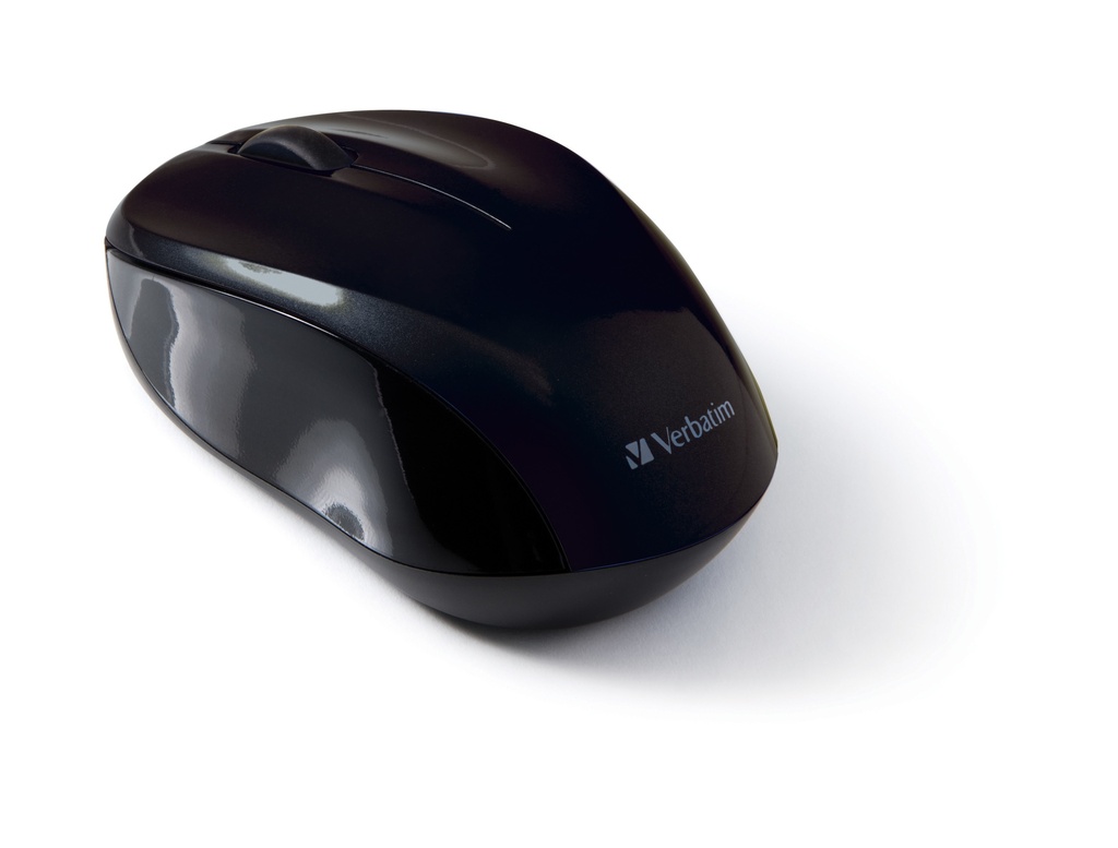 [23942490425] 23942490425 Verbatim GO Nano Black Mouse Wireless Optical, Ultra Compact, 3 Buttons, Nano Receiver