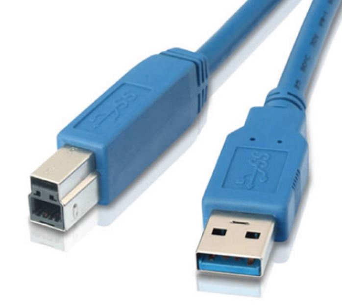 [9320200600819] 9320200600819 Astrotek USB 3.0 Printer Cable 1m - AM-BM Type A to B Male to Male Blue Colour for External HDD Printer Scanner Docking Station ~CBAT-USB3-AB-2M