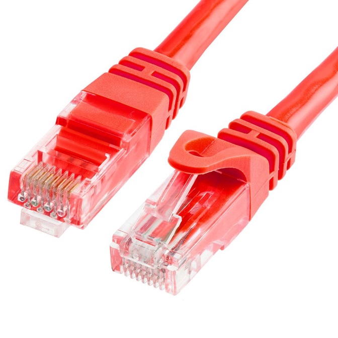 [9320422519210] 9320422519210 Astrotek CAT6 Cable 1m - Red Color Premium RJ45 Ethernet Network LAN UTP Patch Cord 26AWG CU Jacket