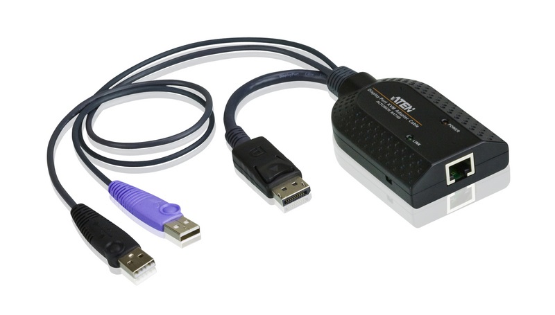 [4719264640131] Aten KVM Cable Adapter with RJ45 to DisplayPort  USB to suit KH, KL, KM and KN series