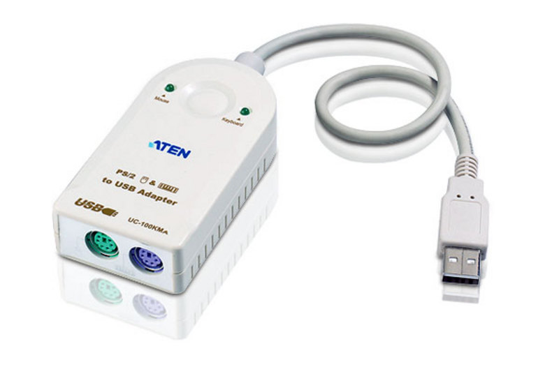 [4710423770072] Aten USB to 2 Port PS/2 Active Converter