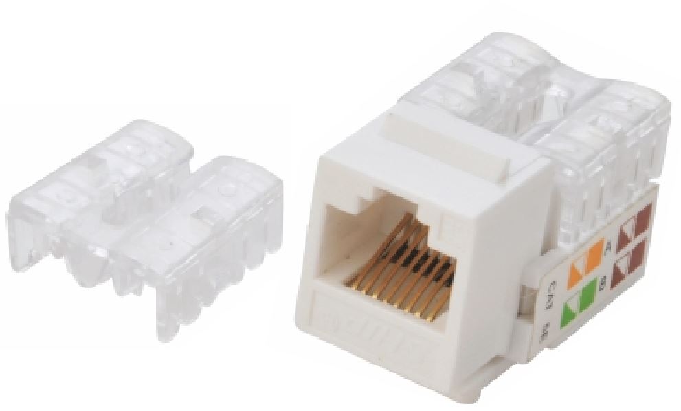 [9320100100648] 9320100100648 Astrotek CAT6 UTP Outlets Network Keystone Jack for Socket kit 10pcs per pack Poly Bag White LS