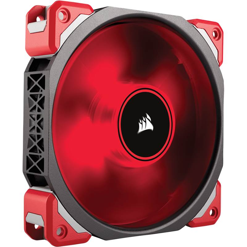 [843591072113] Corsair ML120 Pro LED, Red, 120mm Premium Magnetic Levitation Fan (LS)