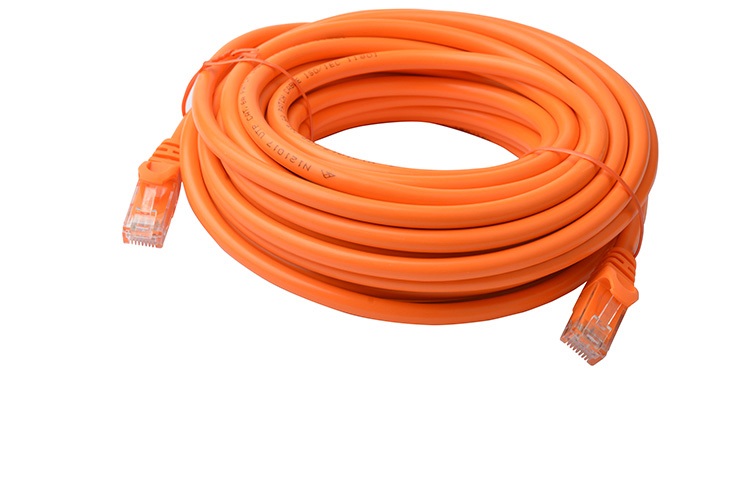 [9341756013281] 9341756013281 8Ware CAT6A Cable 10m - Orange Color RJ45 Ethernet Network LAN UTP Patch Cord Snagless