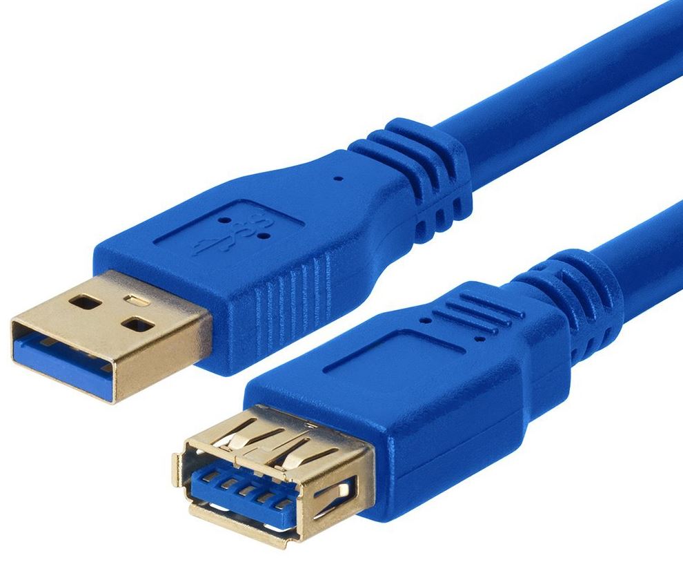 [9320200600802] 9320200600802 Astrotek USB 3.0 Extension Cable 1m - Type A Male to Type A Female Blue Colour