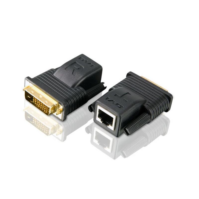 [4710423776531] Aten Video Extender DVI via Cat 5, Up to 1080P@15m  1080i@20m, Non-Powered, Supports Hot-Plugging,