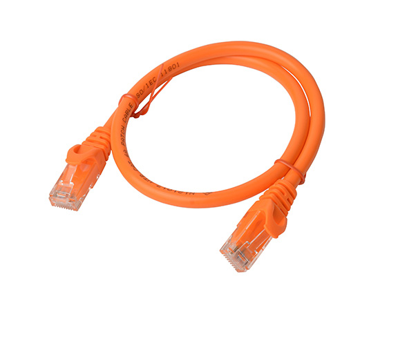 [9341756012987] 9341756012987 8Ware CAT6A Cable 0.5m (50cm) - Orange Color RJ45 Ethernet Network LAN UTP Patch Cord Snagless