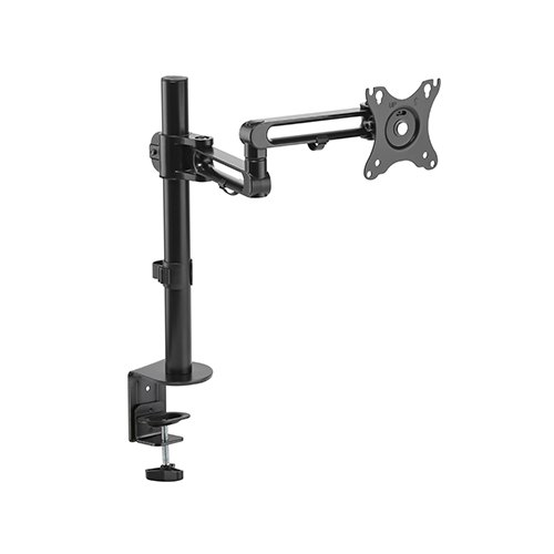 [6956745159456] 6956745159456 Brateck Articulating Aluminum Single Monitor Arm Fit Most 17"-32" Montior Up to 8kg per screen VESA 75x75/100x100