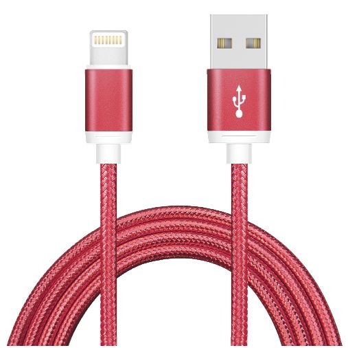 [9320422518862] Astrotek 1m USB Lightning Data Sync Charger Red Color Cable for iPhone 7S 7 Plus 6S 6 Plus 5 5S iPad Air Mini iPod