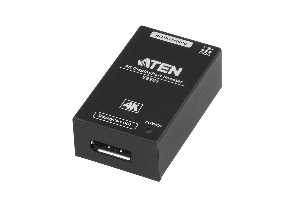 [672792008412] 672792008412 Aten Video Booster True 4K Displayport 1.2, Extend Up to 5m, Cascadable up to 3 Levels (20m), Plug and Play