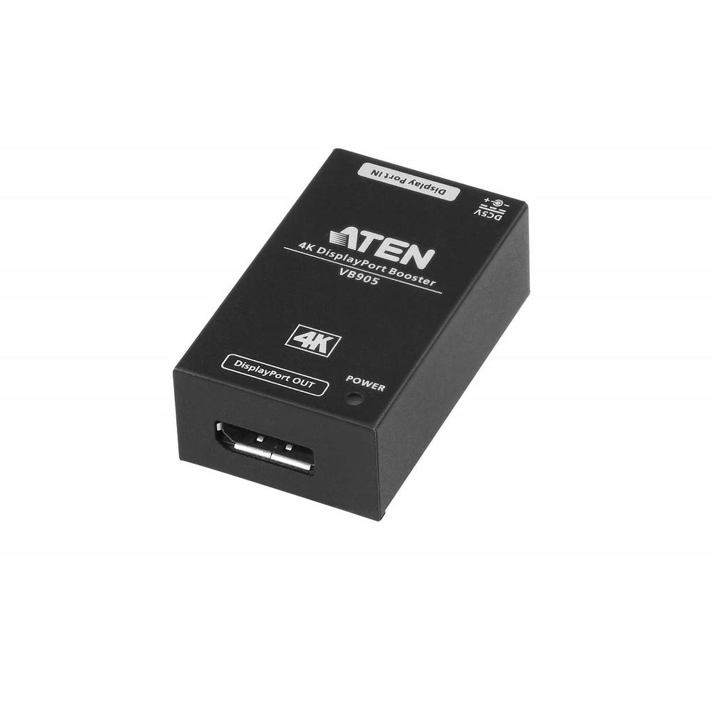 [672792008412] Aten Video Booster True 4K Displayport 1.2, Extend Up to 5m, Cascadable up to 3 Levels (20m), Plug and Play