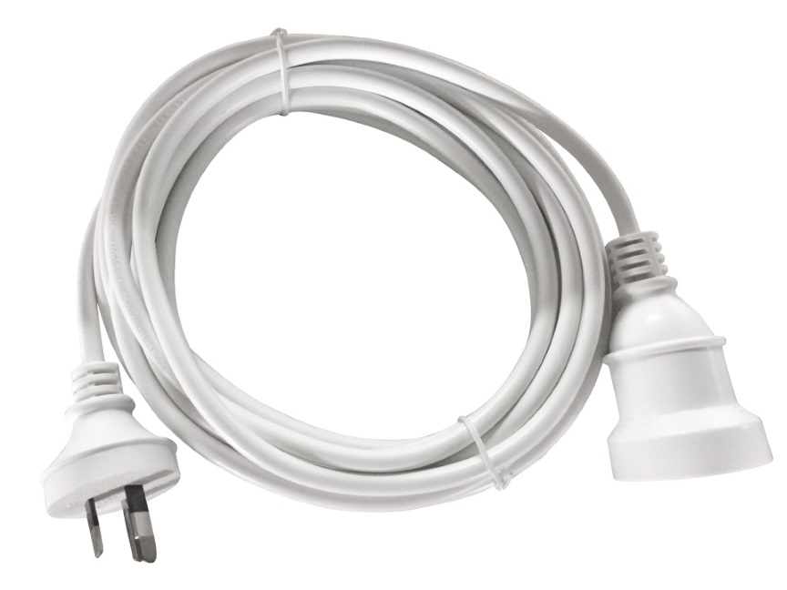 [9341756016374] 9341756016374 8Ware 3m AU Main Power Extension Cord Cable Lead 240V 3-Pin Male to Female