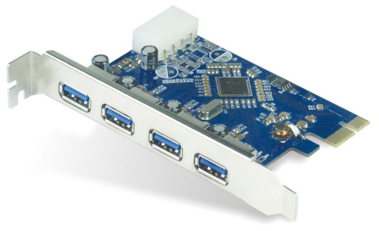 [9320301002321] 9320301002321 Astrotek 4x Ports USB 3.0 PCIe PCI Express Add-on Card Adapter 5Gbps Windows XP/7/8/10 Server 2008  later Renesas 720201 Chipset Full Height