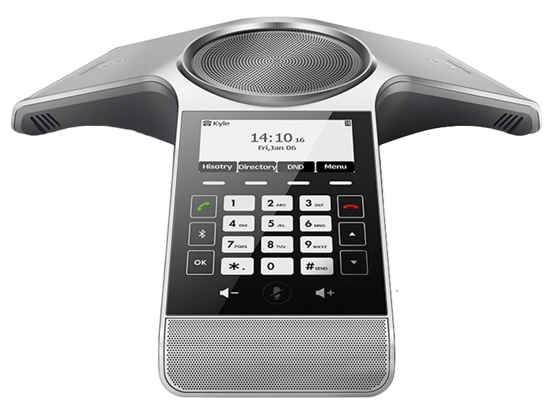 [6938818302945] Yealink CP930W Wireless DECT Conference Phone,Huddle Room With Up to 6 People,Noise Proof Technology,Voice Pickup,Hybrid UC Meeting,Touch Keyboard
