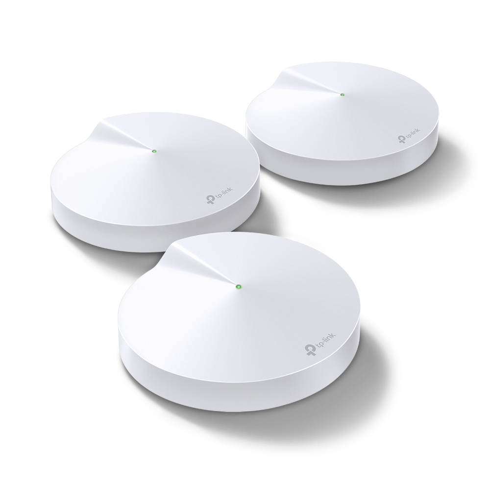 [6935364080839] 6935364080839 TP-Link Deco M5 (3-Pack) Whole Home Mesh Wi-Fi 1300Mbps System, Built-In Antivirus, Quality of Service, Covers 510sqm 2xGbit Port USB-C, BT, Homecare