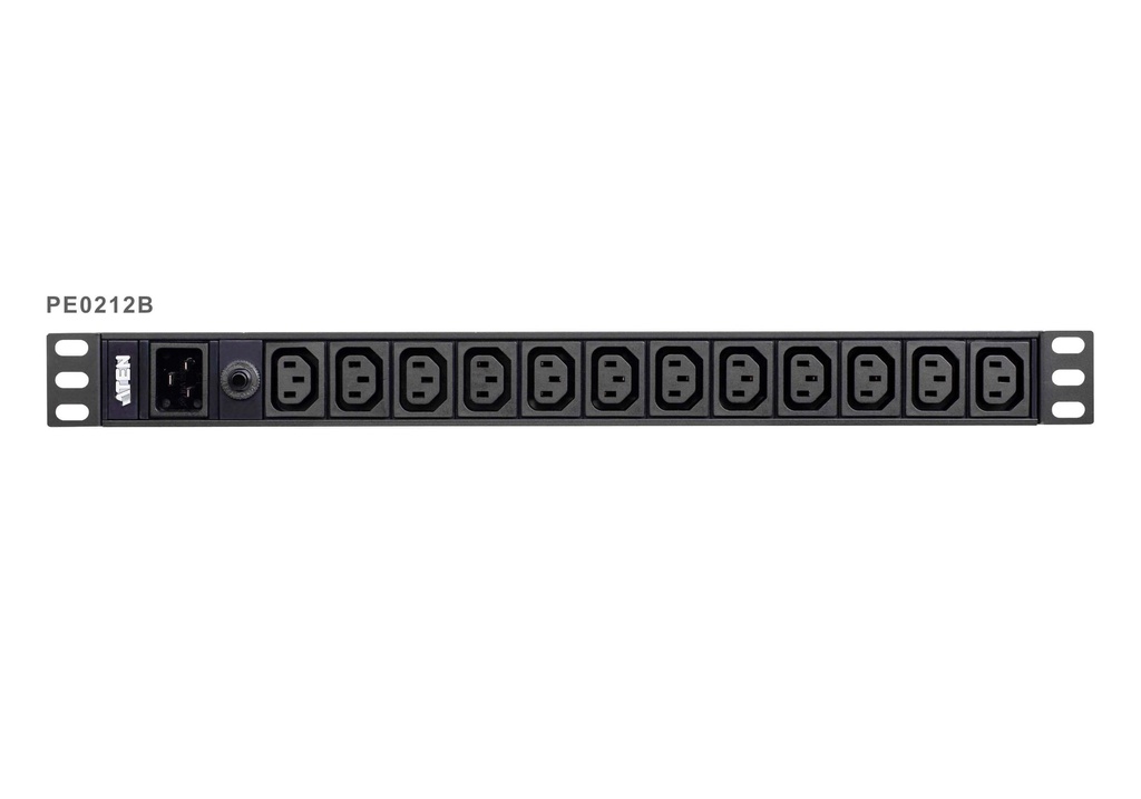 [4719264647215] Aten 12-Port 15A Power Distriubiton Unit - Basic PDU, 1U Rackmount Design 12x C13, Overload protection