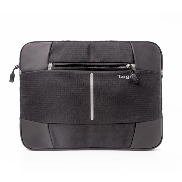 [92636318284] 92636318284 Targus 13-14'' Bex II Laptop Sleeve/Case/Notebook Bag  - Weather-resistant  rip-stop fabrication - Black with black trim