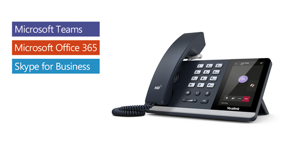[841885101914] 841885101914 Yealink T55A -Skype For Business Edition, IP Phone, 4.3" Screen, HD Voice, USB, Dual Gigabit,  (Power Adapter  Wall Mount Bracket Optional)