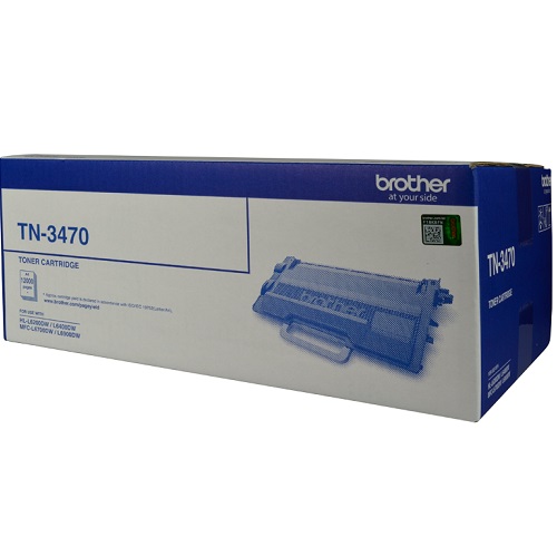 [4977766756785] Brother TN-3470 Mono Laser Toner - High Yield upto 12000 Pages- L6200DW, L6400DW, L6700DW, L6900DW
