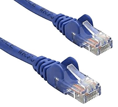 [9341756000595] 9341756000595 8ware CAT5e Cable 1m - Blue Color Premium RJ45 Ethernet Network LAN UTP Patch Cord 26AWG CU Jacket