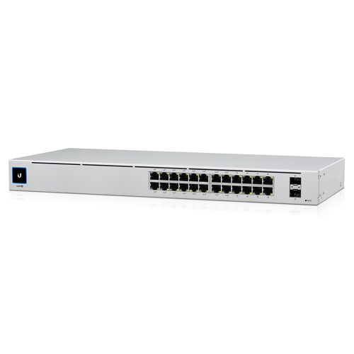 [817882028646] Ubiquiti UniFi 24 Port Managed Gigabit Switch, 16x PoE+ Ports, 8x Gigabit Ethernet Ports, 2xSFP - 95W - Touch Display - Fanless - GEN2, 2Yr Warr