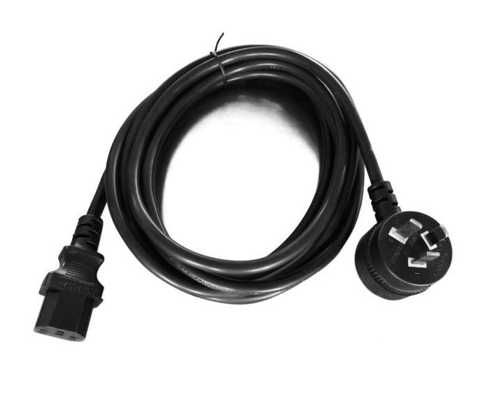 [9341756016411] 9341756016411 8Ware AU Power Cable 3m - Male Wall 240v PC to Female Power Socket 3pin to IEC 320-C13 for Notebook/AC Adapter  IEC 3M Power Cable with Piggy Back