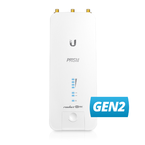 [817882020251] 817882020251 Ubiquiti Rocket AC Prism Gen2 5GHz Radio with speeds up to 450+Mbps, 50+ Client Capacity, Integrated GPS sync,  2Yr Warr