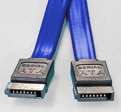[9341756007990] 8ware SATA 3.0 Data Cable 0.5m / 50cm Male to Male Straight 180 to 180 Degree 26AWG Blue