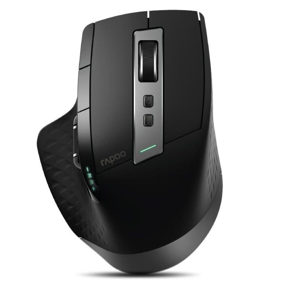 [6940056186706] 6940056186706 RAPOO MT750S Multi-Device Bluetooth  2.4G Wireless Mouse - Upto DPI 3200 Rechargeable Battery - MX Master Alternative  910-005710