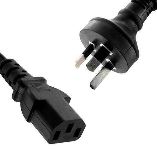 [9341756007785] 9341756007785 8Ware AU Power Cable 2m - Male Wall 240v PC to Female Power Socket 3pin to IEC 320-C13 for Notebook/AC Adapter