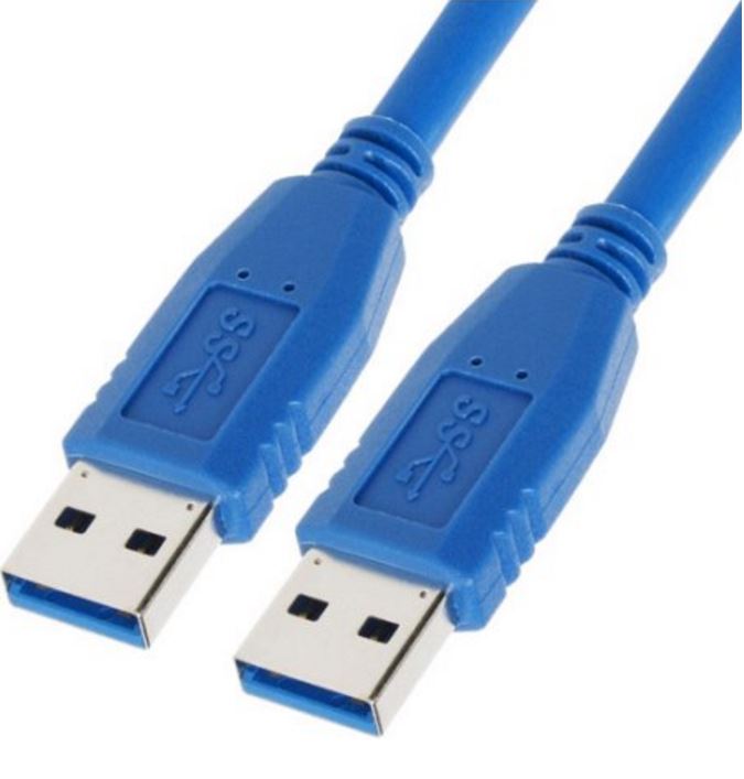[9320200600840] 9320200600840 Astrotek USB 3.0 Cable 2m - Type A Male to Type A Male Blue Colour