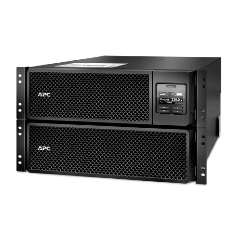 [731304304265] APC Smart-UPS On-Line, 10kVA/10kW, Rackmount 6U, 230V/400V, 6x C13+4x C19 IEC outlets, Network Card+SmartSlot, Extended runtime, W/ rail kit
