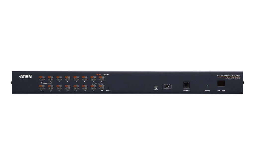 [4710423777446] Aten 16-Port Cat 5 KVM over IP Switch with Daisy-Chain Port