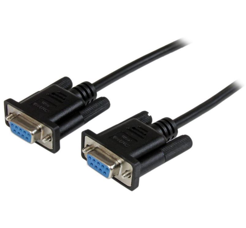 [9320301002499] Astrotek 3m Serial RS232 Null Modem Cable - DB9 Female to Female 9 pin Wired Crossover for Data Transfer btw 2 DTE devices Computer Terminal Printer