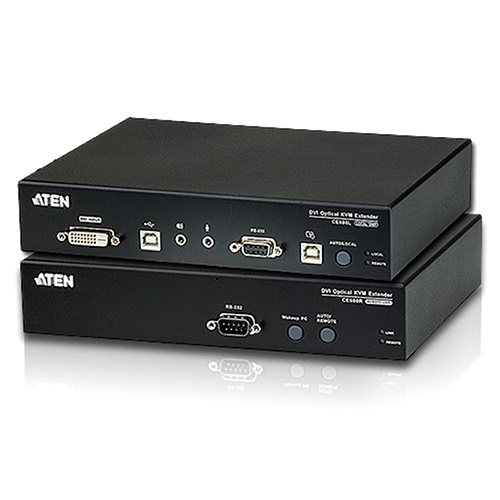 [4719264641145] Aten USB DVI Optical KVM Extender, extends 1920 x 1200 @ 20km