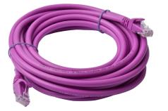 [9341756013212] 8Ware CAT6A Cable 5m - Purple Color RJ45 Ethernet Network LAN UTP Patch Cord Snagless