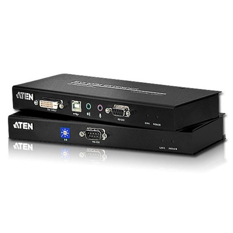 [4710423774087] Aten USB Single Link DVI KVM Console Extender with Audio  RS232 - 1920x1200