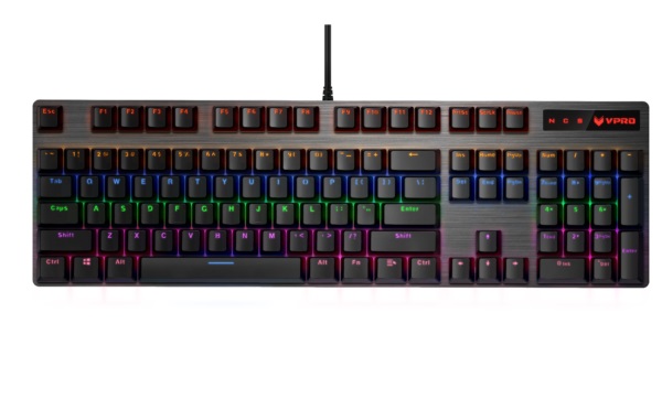[6940056177230] RAPOO V500 Pro Backlit Mechanical Gaming Keyboard