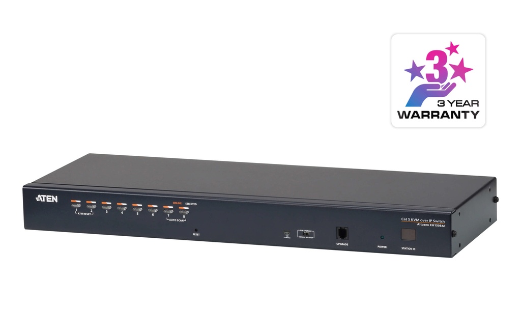 [4710423777439] 4710423777439 Aten 8 Port Cat 5 High-Density KVM Over the NET