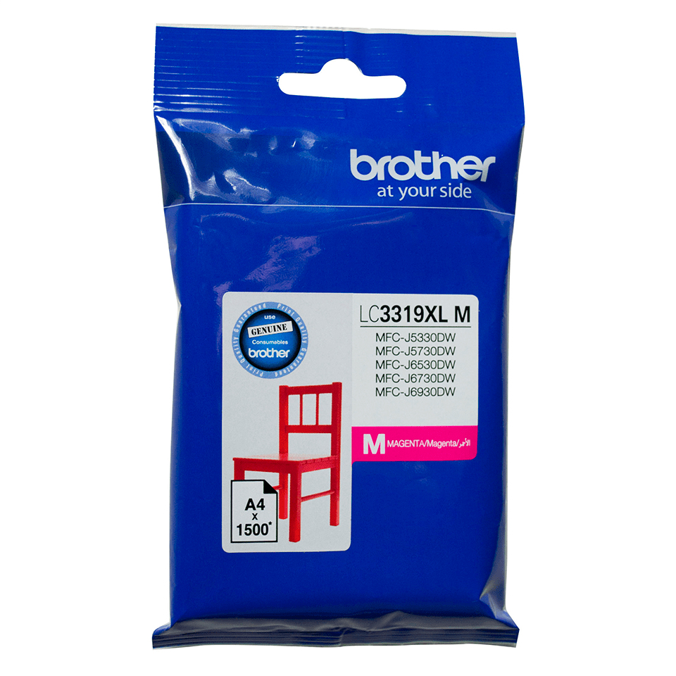 [4977766767286] 4977766767286 Brother LC-3319 XL Magenta to Suit - J5330DW/J5730DW/J6530DW/J6730DW/J6930DW
