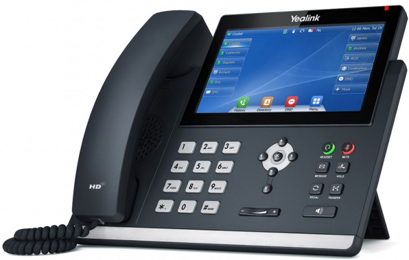 [6938818304321] Yealink T48U 16 Line IP phone, 7" 800x480 pixel colour touch screen, Optima HD voice, Dual Gigabit Ports, 1 USB port for BT40/WF40/Recording, (T48S)