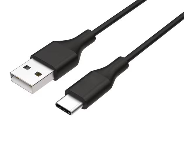 [9341756011829] 9341756011829 8ware 1m USB-C Type-C Data Sync Charger Cable Black Strong Braided Heavy Duty Charging for Samsung Galaxy Note 8 S8 Plus LG Google Macbook