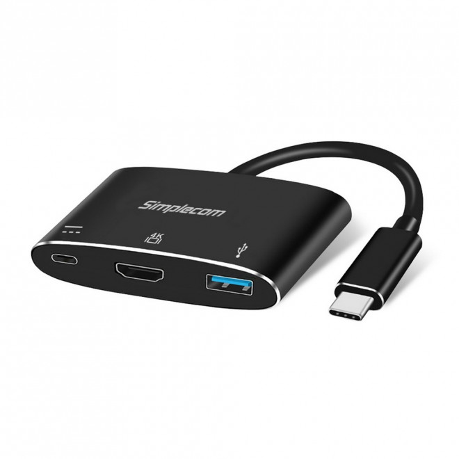 [9350414001553] 9350414001553 Simplecom DA310 USB 3.1 Type C to HDMI USB 3.0 Adapter with PD Charging (Support DP Alt Mode and Nintendo Switch)