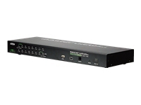 [672792002144] 672792002144 Aten 16 Port PS/2-USB 2.0 KVMP Switch over IP, 1 VGA USB KVM Cable, 1 VGA PS/2 KVM Cable included