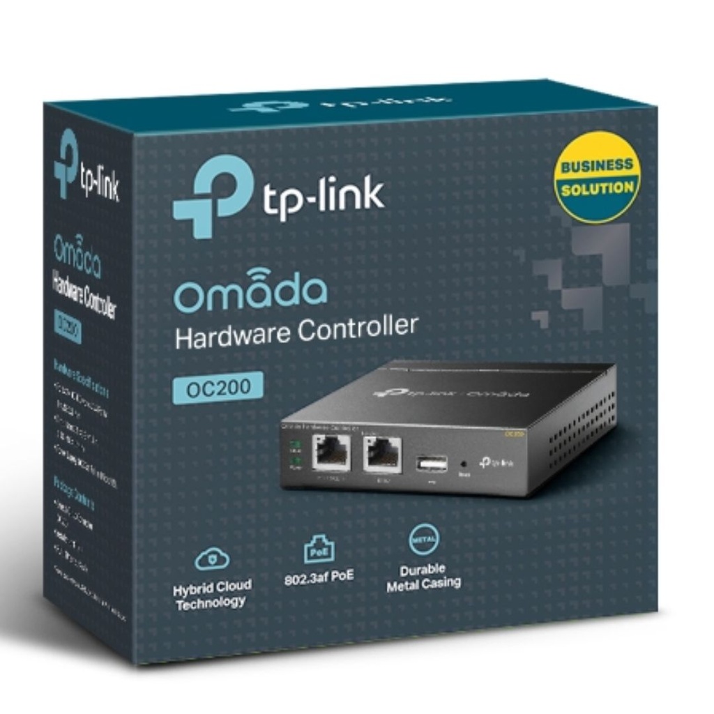[6935364084233] TP-Link OC200 Omada Cloud Controller, Centralised Management - Up to 100 Omada APs, JetStream Switches And SafeStream Routers